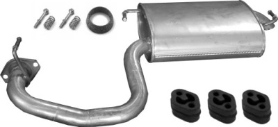 Toyota avensis 2.0 03-08r гасник кінцевий фото №1