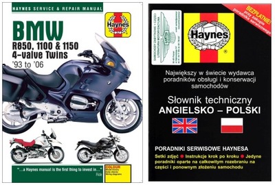 BMW R 850 1100 1150 (1993-2006) MANUAL REPAIR HAYNES +GRATIS 24H  