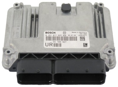 Бортовой компьютер opel zafira b 1.9cdti 55189927 0281011669 фото №1