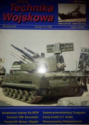 Nowa Technika Wojskowa 5 11/92 Miesięcznik