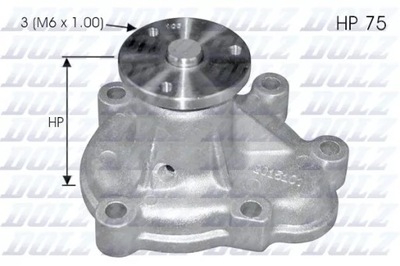 BOMBA DE AGUA OPEL ASTRA 1.7 CDTI PIEZAS DOLZ DOLZ  