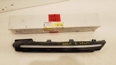 Vw golf viii 8 led решётка решетка фонарь  led drl левый перед 5h0941653c фото №1