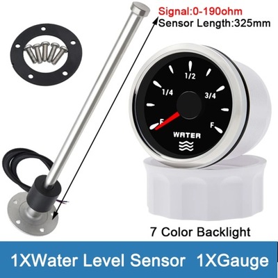 52MM WATER LEVEL GAUGE WITH 100-500MM WATER LEVEL СЕНСОР 0-190 OHM S~84148
