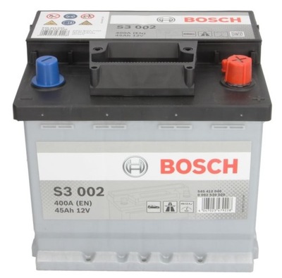 АКУМУЛЯТОР 45AH 400A SILVER S3 P+ BOSCH