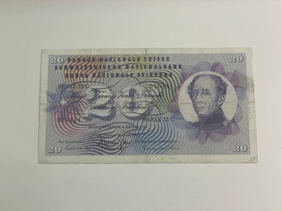 Szwajcaria - 20 franków - 1970