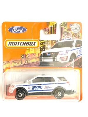 FORD EXPLORER INTERCEPTOR POLICJA NYPD MATCHBOX