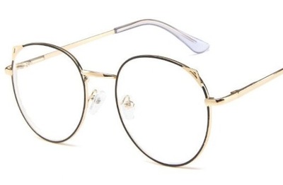 OKULARY KOREKCYJNE PLUSY kocie uszy +3