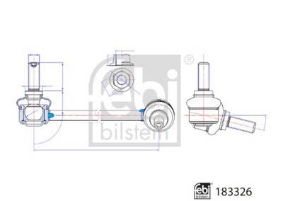 CONECTOR STAB. BMW P. X3 (G01), X4 (G02) 17- DERECHO  