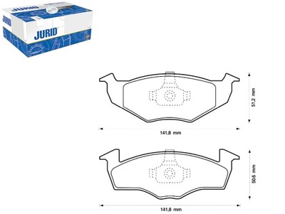 JURID ASSORTIMENT DE SABOTS DE FREIN DE FREIN 36969OE 36969 A6 - milautoparts-fr.ukrlive.com