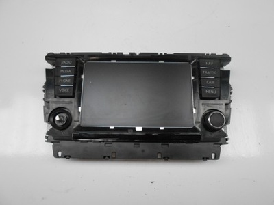 Skoda rapid дисплей екран радіо навігації lcd консолі 5ja919604a фото №1