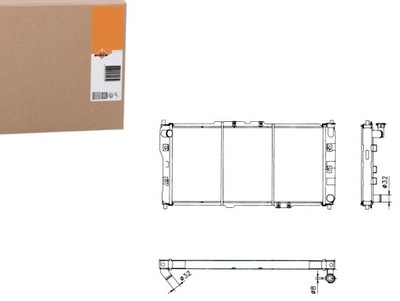 Радиатор mazda 323 mx-3 94- nrf фото №1