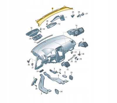 Жабо відбивач wody vw eos фото №1