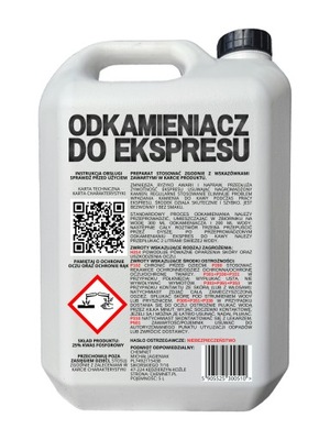 Odkamieniacz do ekspresu 5l