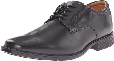 CLARKS MĘSKIE PÓŁBUTY SZNUROWANE CZARNE 44 1ŻSB