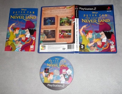 DISNEY'S PETER PAN LEGEND OF NEVER LAND PS2 jak NOWA PIOTRUŚ PAN