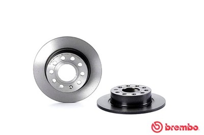 BREMBO ДИСКИ ТОРМОЗНЫЕ ТОРМОЗНЫЕ 2 ШТУКИ. ЗАД AUDI A3 SEAT ALTEA ALTEA XL LEON