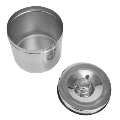 SŁOIK NA MAŚĆ ZE STALI NIERDZEWNEJ 12 CM