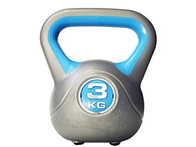 Hantla winylowa Kettlebell 3kg