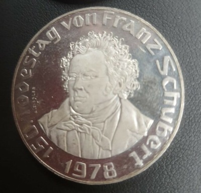 Moneta srebrna 50 szylingów Austria 1978