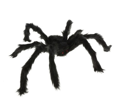 Sztuczny Pająk Duży Dekoracja Halloween Owłosiony Tarantula 60 cm