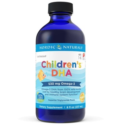 NORDIC NATURALS CHILDREN'S DHA OMEGA 3 530mg 237ml