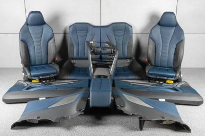 Bmw 8 g15 сидіння салон заднє сидіння середина nachtblau individual tylko 15km! фото №1