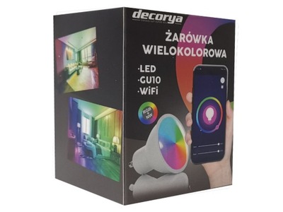 Żarówka gu10 ledowa RGB+CCT na wifi wi-fi