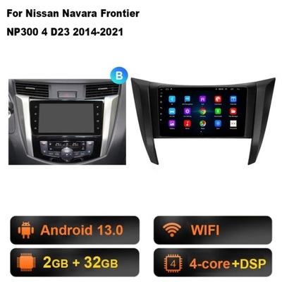 NAWIGATOR GPS PARA NISSAN NAVARA FRONTIER NP300 2015-2021 CARPLAY ANDROID  