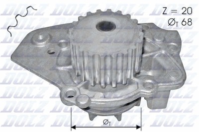 BOMBA DE AGUA DOLZ N206  