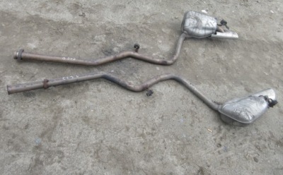 Гаситель правый труба выхлопная mercedes cls w219 3.0 cdi v6 2194910400 фото №1