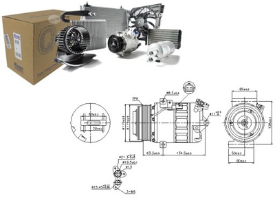 КОМПРЕССОР КОНДИЦИОНЕРА VAUXHALL VIVARO 2.0 CDTI (F