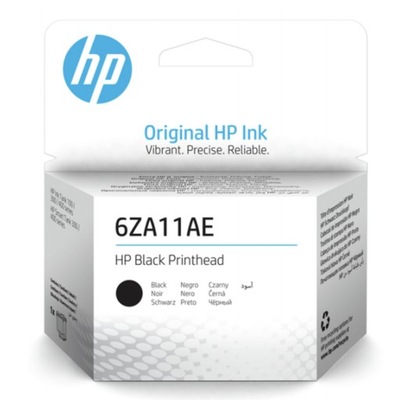 HP oryginalny głowica drukująca 6ZA11AE czarna