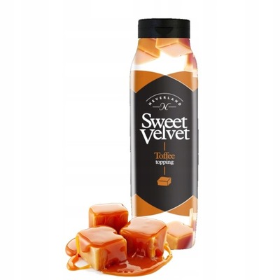 Sweet Velvet Toffee toffe topping sos lody gofry