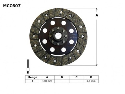 TRW LUCAS TARCZA SPRZĘGŁOWA BMW K 1200 RS 97-05