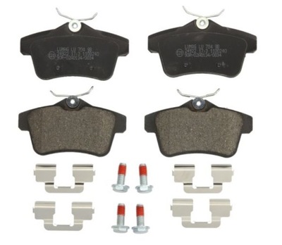 Breck 24922 00 704 00 набір гальмівних колодок гальмівних, гальма дискові фото №1