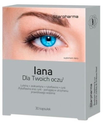 IANA DLA TWOICH OCZU luteina cynk Starpharma x30