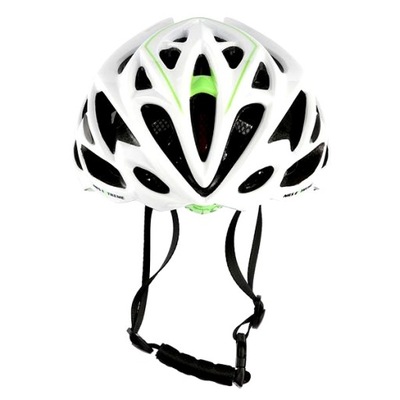 Kask Rowerowy BIAŁO-ZIELONY ROZM. L (58-61 cm)