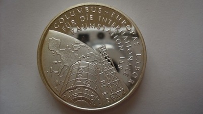 10 Euro Niemcy 2004 Columbus srebro