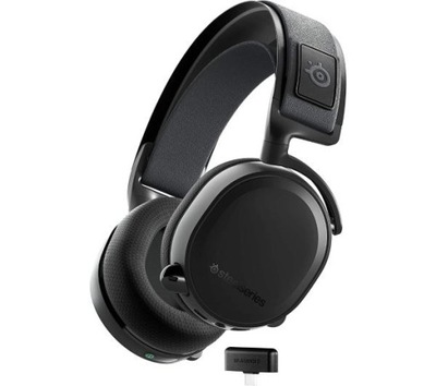 Słuchawki SteelSeries Arctis 7+ USB 2,4 GHz 7.1 Czarne bezprzewodowe