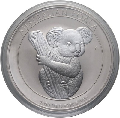 Australia, 30 dolarów 2020, Koala, 1 kg Ag9999