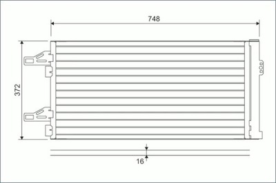 814085 KONDENSATORIUS FIAT DUCATO 2,2 06- 