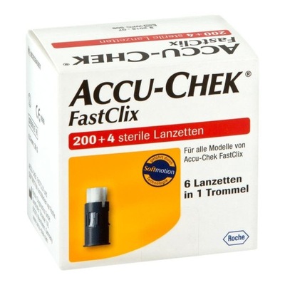 ACCU-CHEK FASTCLIX 204 LANCETÓW