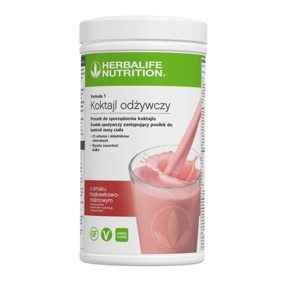 Koktajl odżywczy Herbalife o smaku TRUSKAWKA - MALINA, 550g