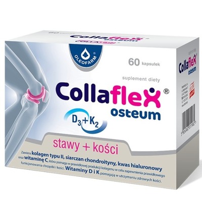 ZDROWE KOŚCI - KOLLAFLEX OSTEUM 60 KAPSUŁEK