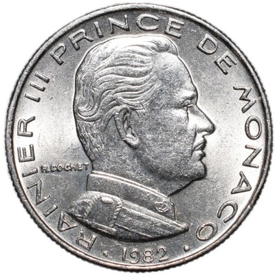 Monako 1/2 franka 1965 - 1982