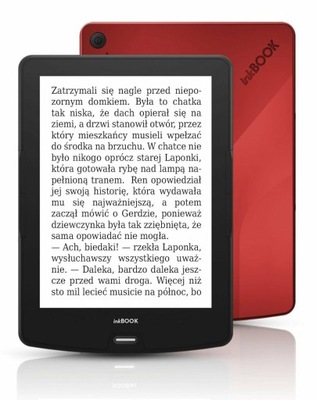 Czytnik E-book'ów INKBOOK Calypso Plus Czerwony