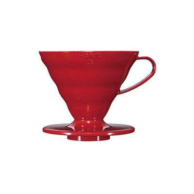 Hario plastikowy Drip V60-02 Czerwony