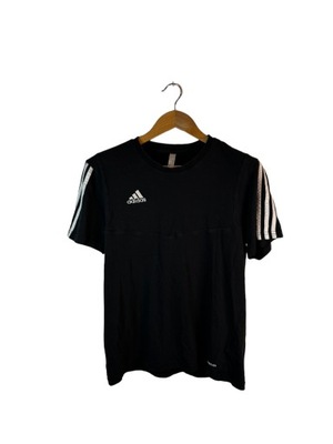 Koszulka Adidas czarna z logiem paskami M