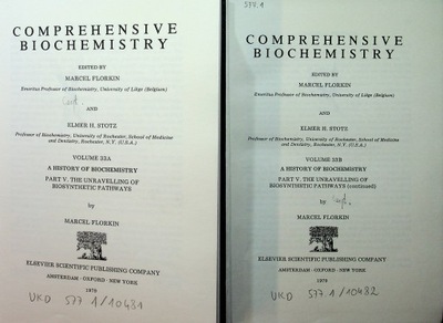 Comprehensive biochemistry 2 tomy