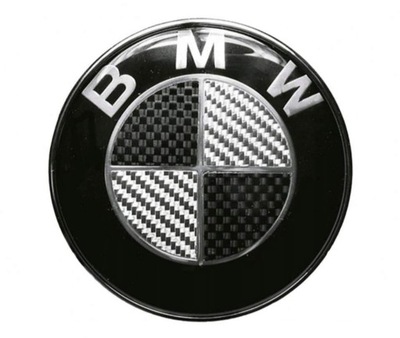 EMBLEMA BMW CARBON 82MM ALPINA ZNACZE(MASKA,KLAPA 